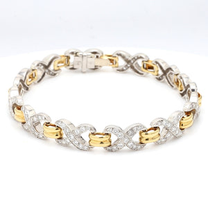 SOLD - 3.00ctw Round Brilliant Cut Diamond Bracelet