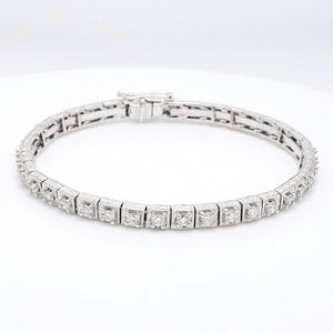 SOLD - 2.00ctw Round Brilliant Cut Diamond Bracelet