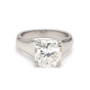 SOLD - Tiffany & Co., 3.32ct H VS1 Lucinda Cut Diamond Solitaire Ring - GIA Certified