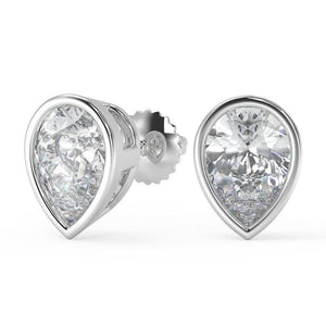 2.00ctw Pear Shaped Diamond Earrings