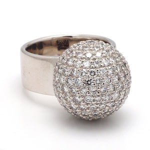 SOLD - Gauthier, 5.50ctw Pave Diamond Ring