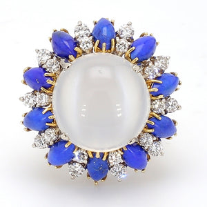 SOLD - 15.60ct Round Cabochon Moonstone Ring